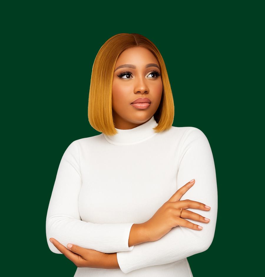 12 Inches Bone Straight Wig Ginger